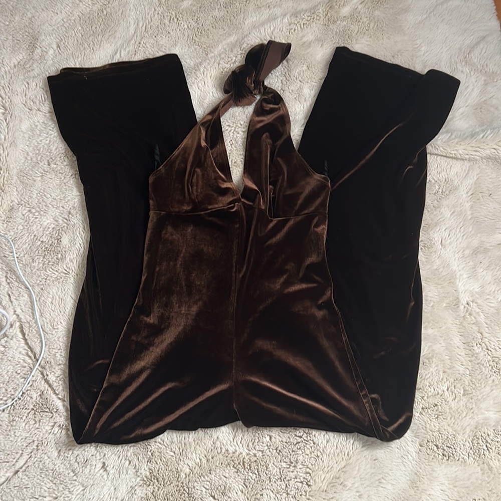 VINTAGE PIA HALTER medium ROMPER